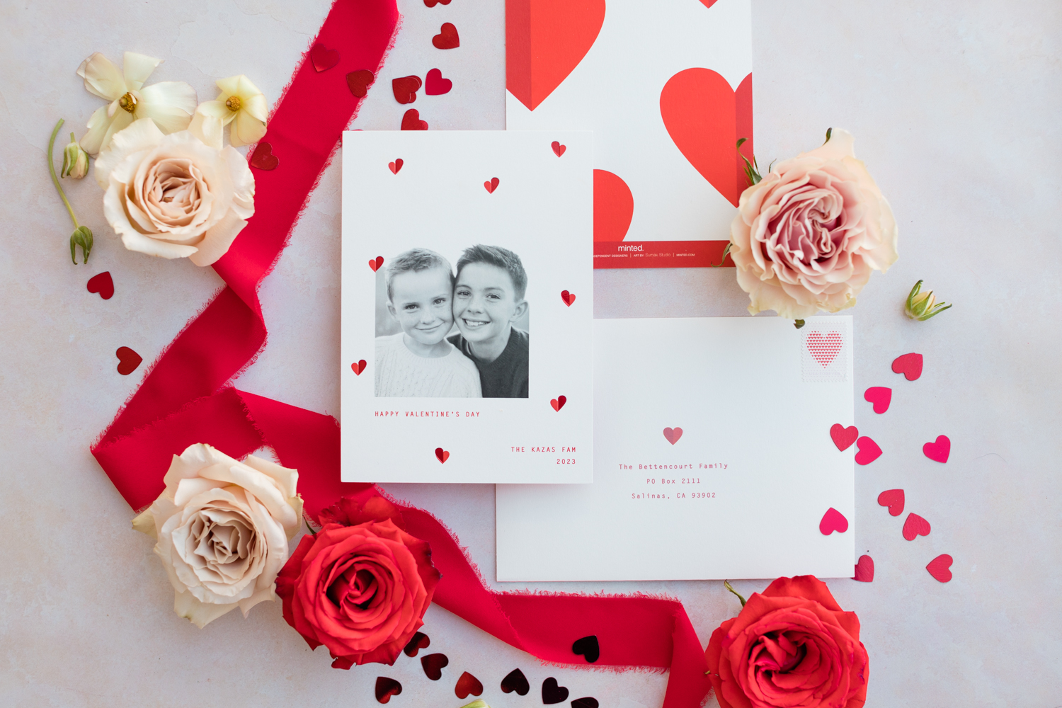 All the Heart Eyes for Valentine Love Mail from Minted