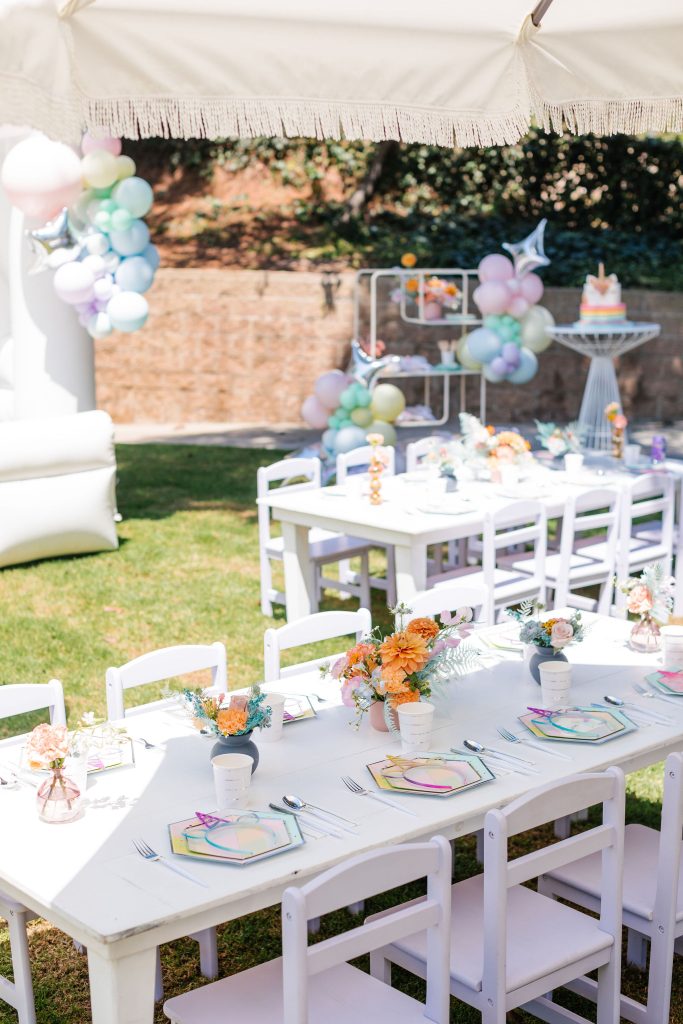 Unicorn Party Table Settings in 2023