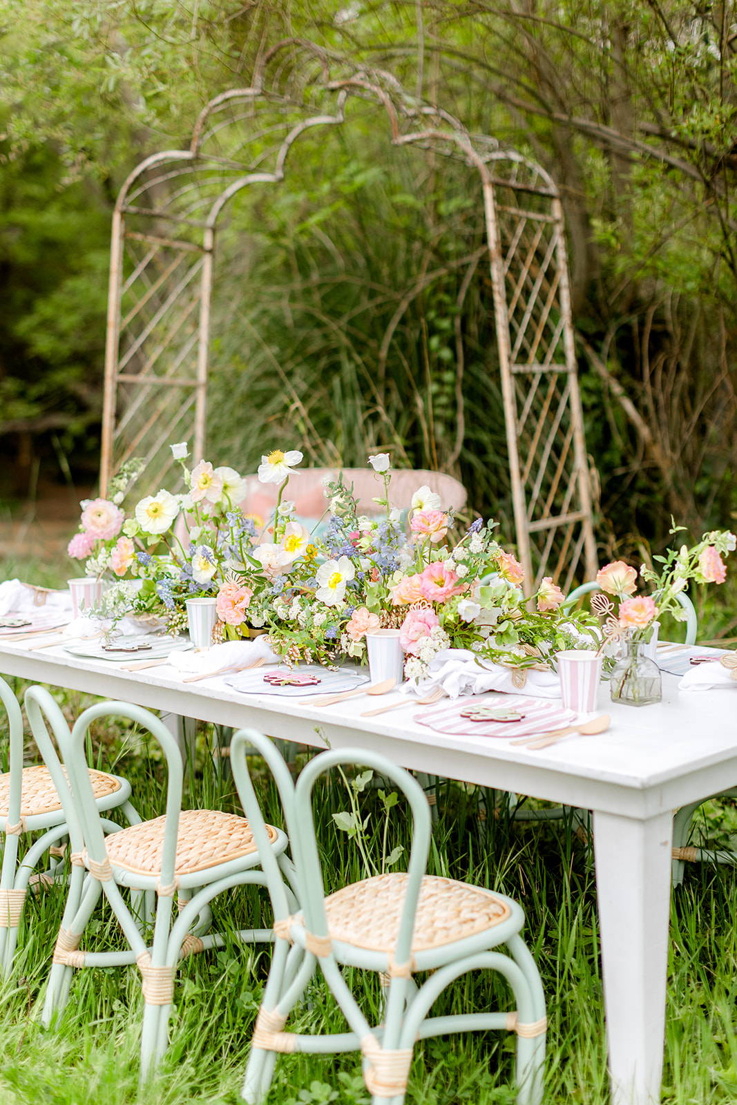 An Elegant and Ethereal Outdoor Easter Party • Beijos Events