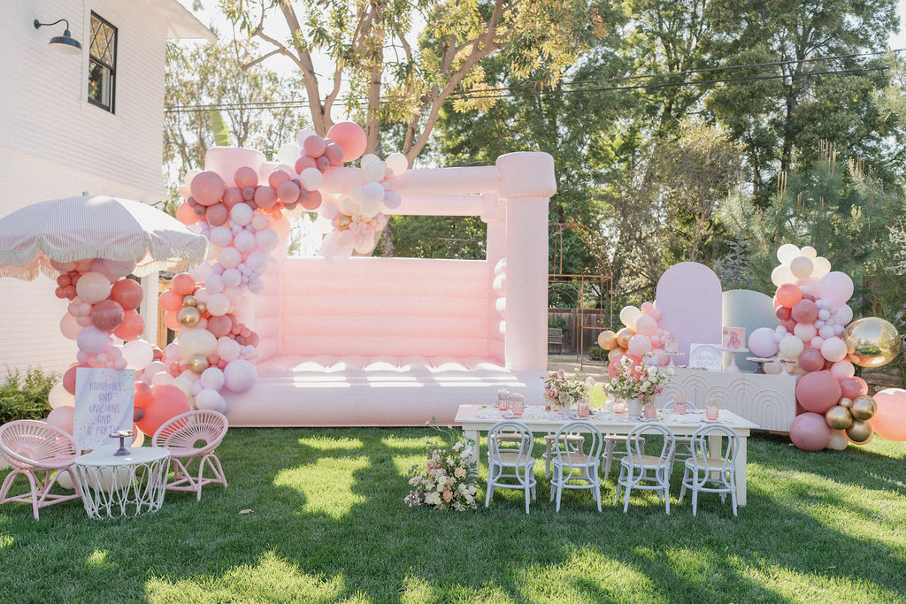 The Prettiest Backyard Unicorn Party