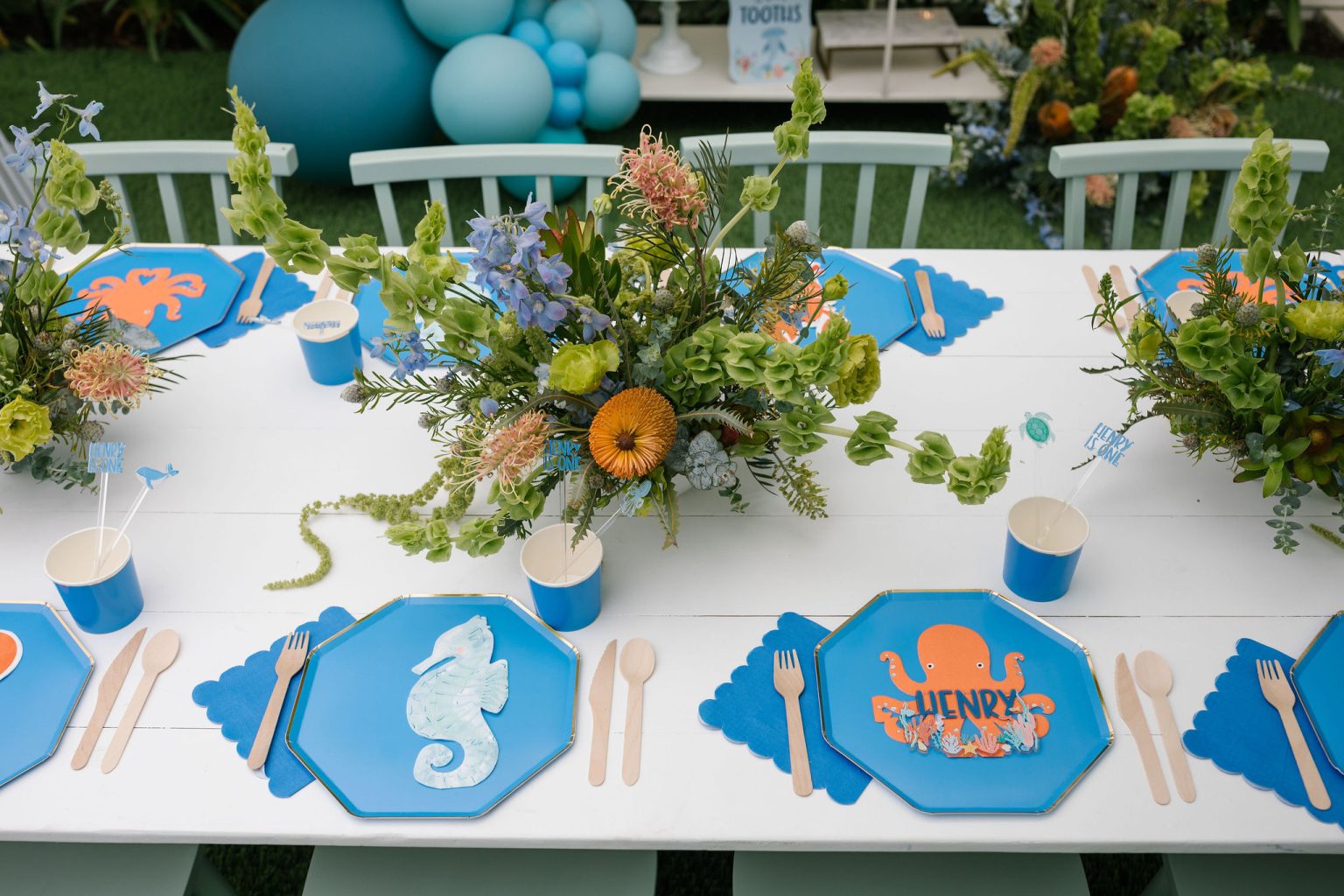 Henry's Under the Sea First Birthday Party • Beijos Events