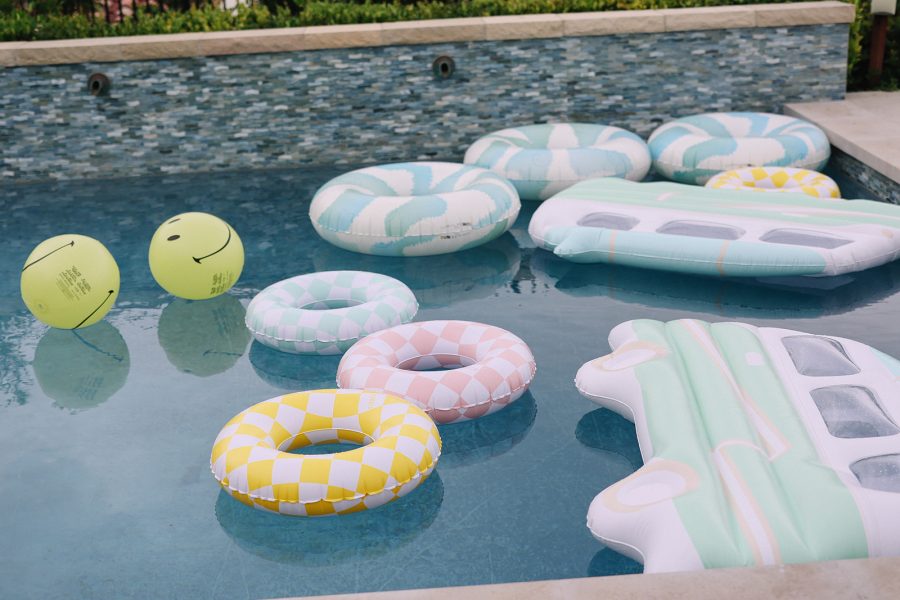 Chloe's Fun & Colorful Birthday Pool Party • Beijos Events