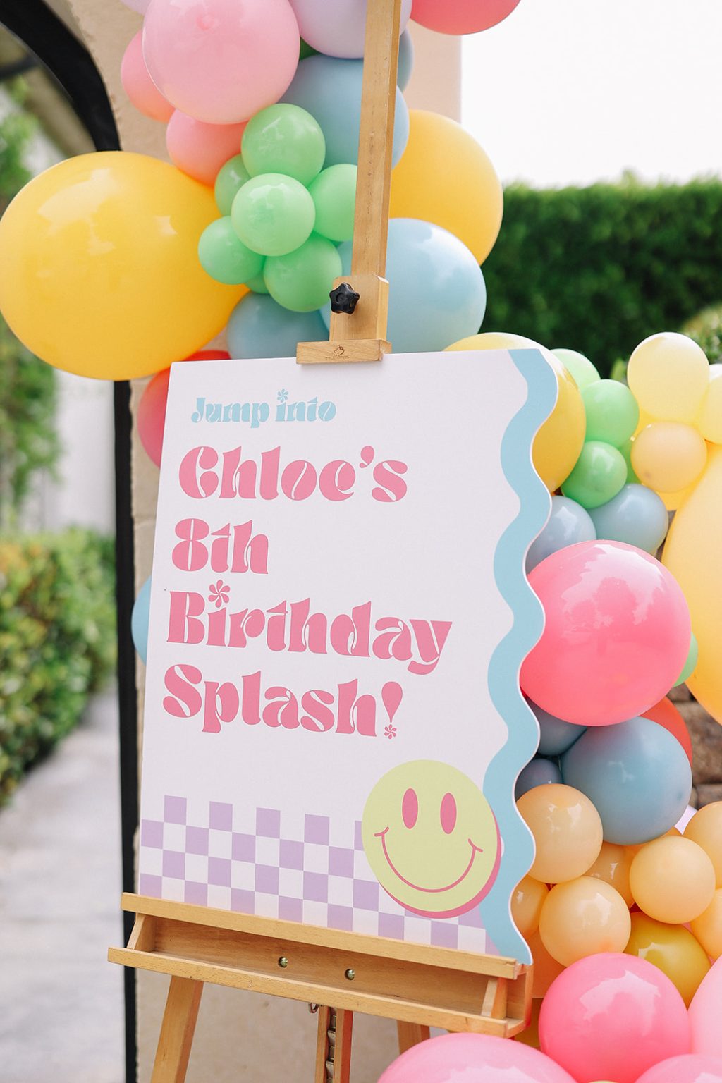 Chloe's Fun & Colorful Birthday Pool Party • Beijos Events