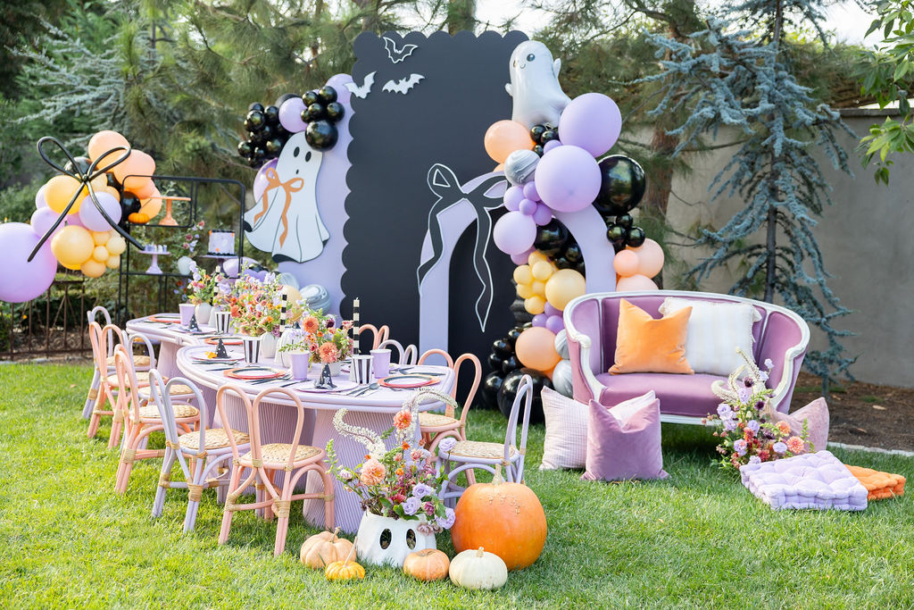 Purple Ghosts & Playful Ghouls:  A Sweet Halloween Celebration!
