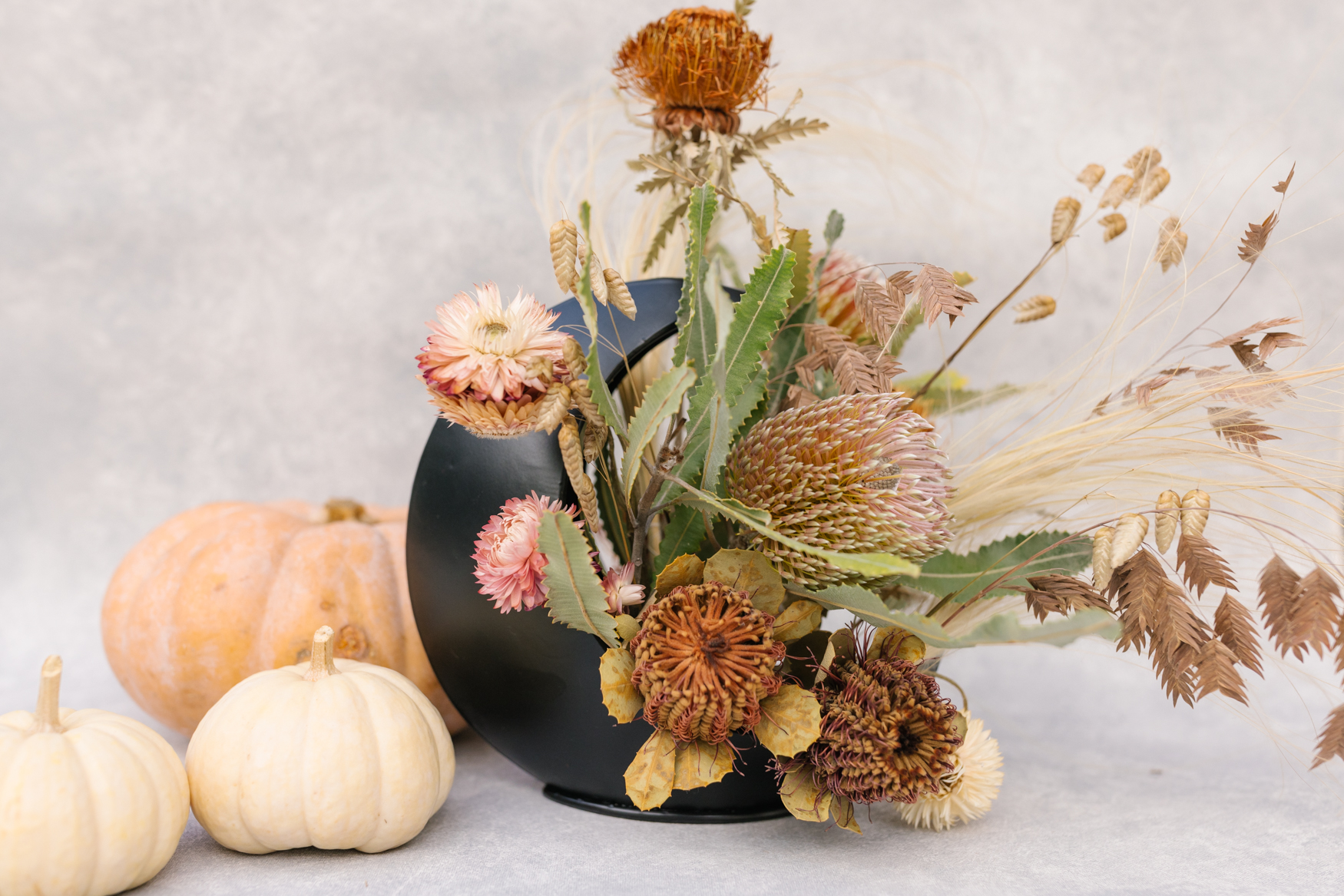 Under the Halloween Moon:  A Spooky Chic Floral Arrangement DIY